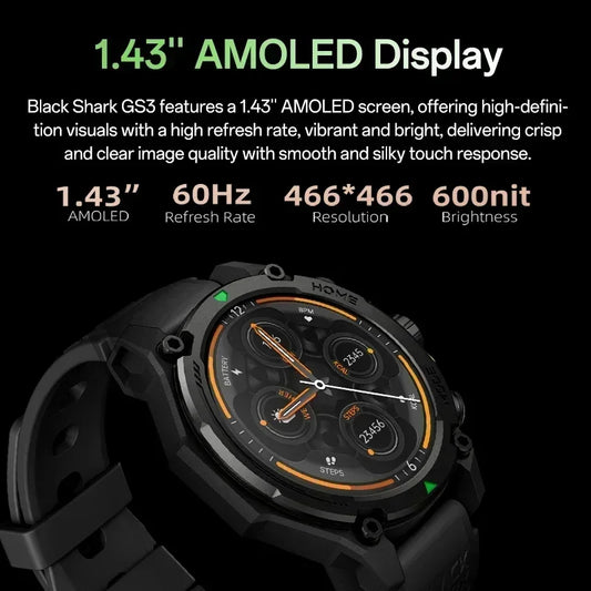 Black Shark GS3 Smart Watch Global Version